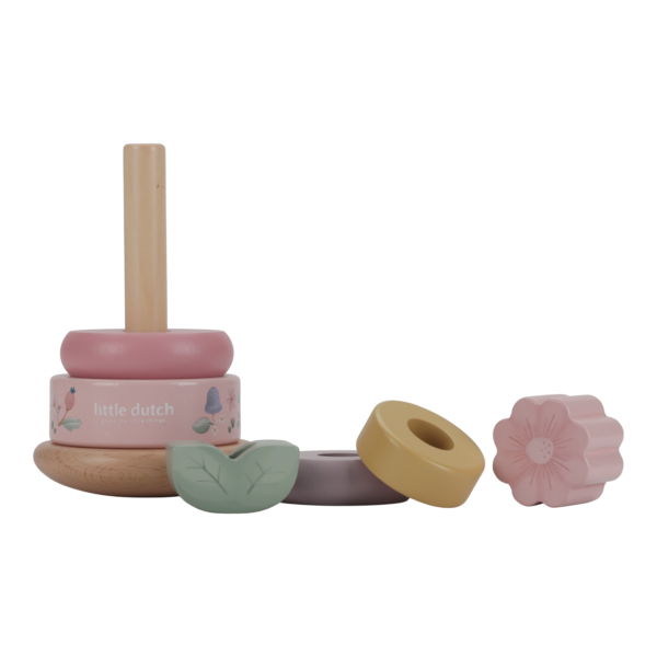 Rocking ring stacker wood - Fairy Garden FSC